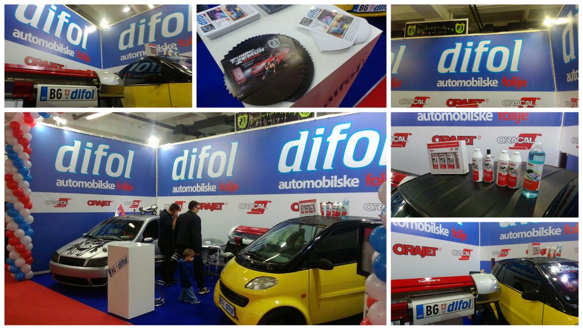 Difol na sajmu automobila