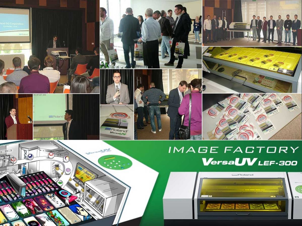 Premijera Roland UV LEF-300 štampača u Japanskoj ambasadi u Beogradu